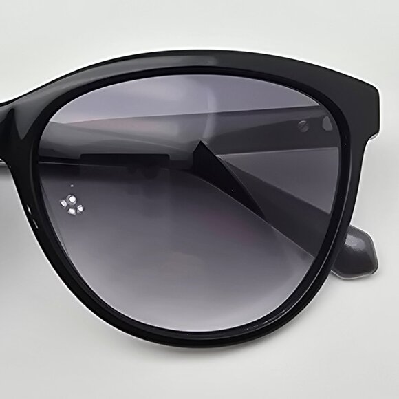 Marc Jacobs MMJ411/S Black Frame Grey Gradient Lens Cat Eye Sunglasses w/ Case - Picture 13 of 16